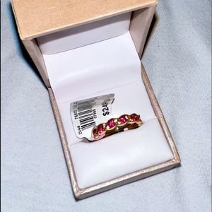 Women’s Sterling Silver Ruby Ring